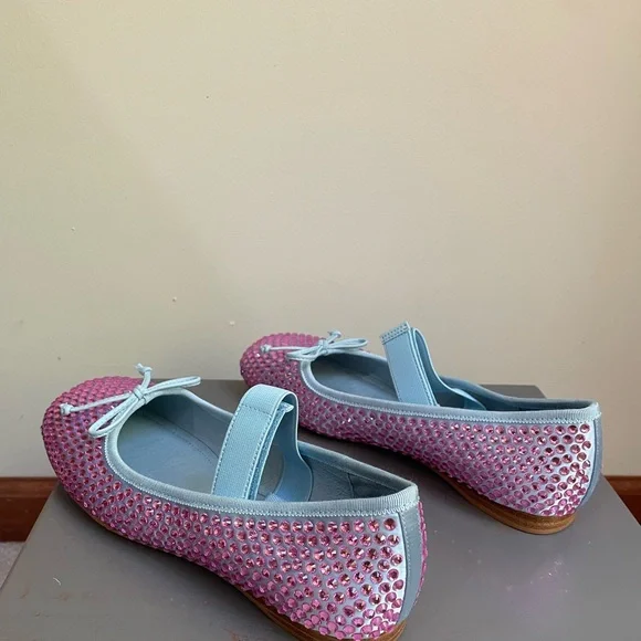 Jeffrey Campbell Prima Gemstone Mary Jane Ballet Flats - NEW NWOB - Picture 5 of 9